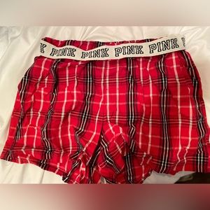 Victoria Secret PINK boxer shorts pajamas